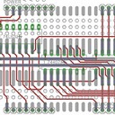 The soda selection encoder board layout.