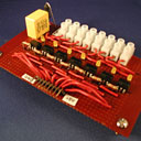Optocoupler interface for detecting selections.